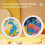 Kit de pintura DIY para animais de estimação para crianças - Tela quadrada de 16,4 cm (6,44 polegadas) 2