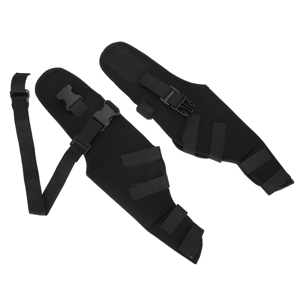 Black Adjustable Xs Dog Hind Legs Protector Knee Brace For Recovery