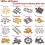 Copper Hook Commutator 5P 7.6x3.175x10.6mm 3