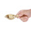 Stainless Steel Egg Yolk White Separator with Long Handle, Gold 8