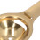 Stainless Steel Egg Yolk White Separator with Long Handle, Gold 9