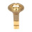 Stainless Steel Egg Yolk White Separator with Long Handle, Gold 10