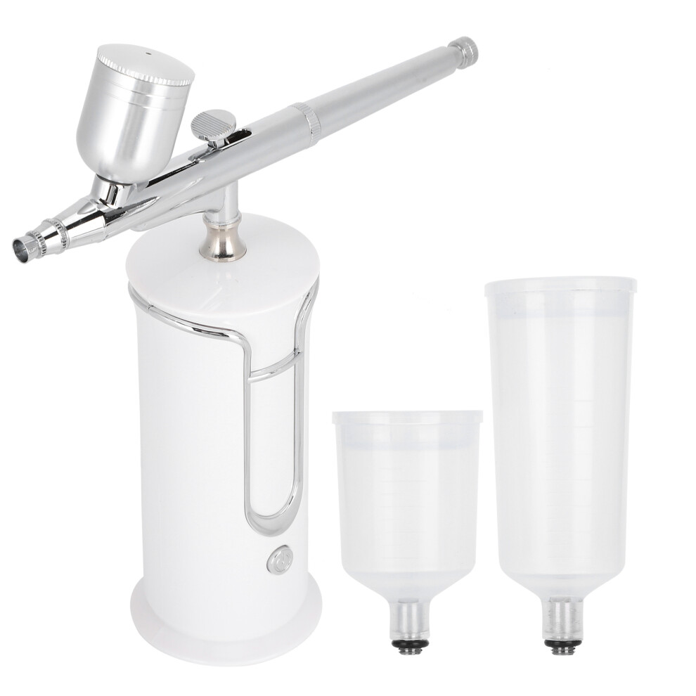 Portable Water Oxygen Sprayer Face Skin Moisturizer, USB Rechargeable White