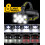 Επαναφορτιζόμενος φακός κεφαλής, 22000LM10-LED, 8+2 λειτουργίες + κόκκινο φως, αδιάβροχος 4