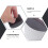 Papel absorvente Wood Rocker preto, pacote com 1 unidade, 2 x 1,2 x 0,8 polegadas 8