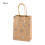 Julesnøfnuggpose kraft med flat bunn gavepose 2