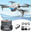 Drone FPV HD 1080P με θήκη, πτυσσόμενο τηλεκατευθυνόμενο τετρακόπτερο, διατήρηση ύψους, 2
