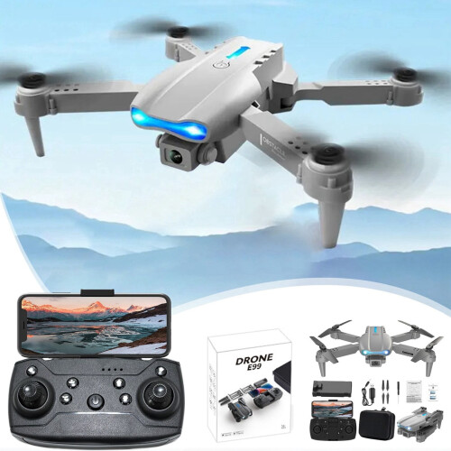 Drone FPV HD 1080P με θήκη, πτυσσόμενο τηλεκατευθυνόμενο τετρακόπτερο, διατήρηση ύψους, 1