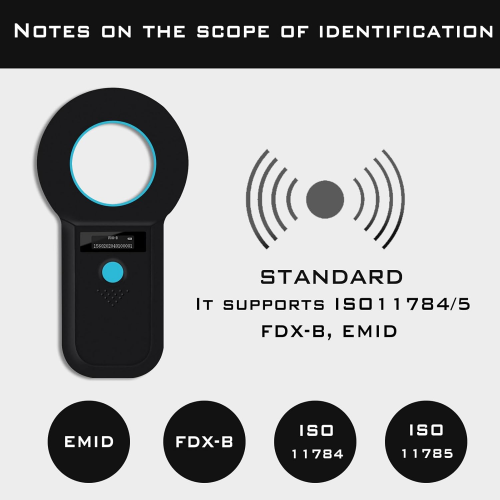 Emid Iso chip animal tag microchip reader 2