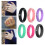 Silicone Ring with Rhinestones Dark Grey Size 4-9 5