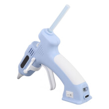 Electric Hot Glue Gun Kit 7mm 2000mAh Cordless Blue for Crafts & Home