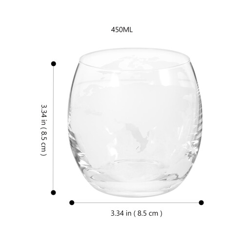 Glas Whiskyglas Globe Design2Parts 2