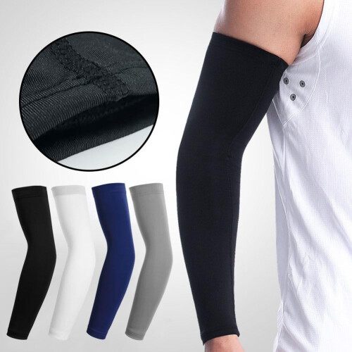 Hurtigtørrende elastiske armærmer til aktiv brug lavet af polyester og nylon 1