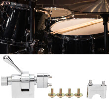 Durable Silver Zinc Alloy Throw-Off Snare Drum Strainer with Mounting Screws