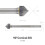 DSPIAE 90 Cone Shaped Burr for AT-CT Chamfering Tool CT-A90 1