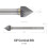DSPIAE 60 Cone Shaped Burr for AT-CT Chamfering Tool CT-A60 1