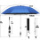 Chaise de plage de camping avec parasol réglable 2