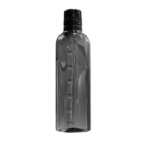 Μπουκάλι νερού κινήτρων 17oz με δείκτη χρόνου, αδιάβροχο 1