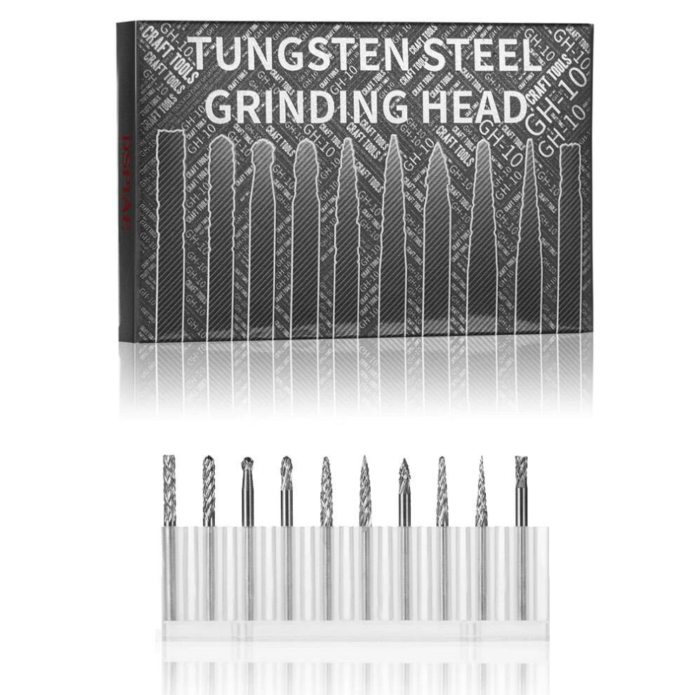 Dspiae Tungsten Steel Grinding Head Drill Bit Set For Es-P Electric Tool Gh-10 6977151542175