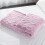 Soft Purple Fleece Throw Blanket 39x28 in 3