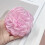 Broșă din material textil Camellia Rose – 9 cm, păr cu dublă utilizare 4