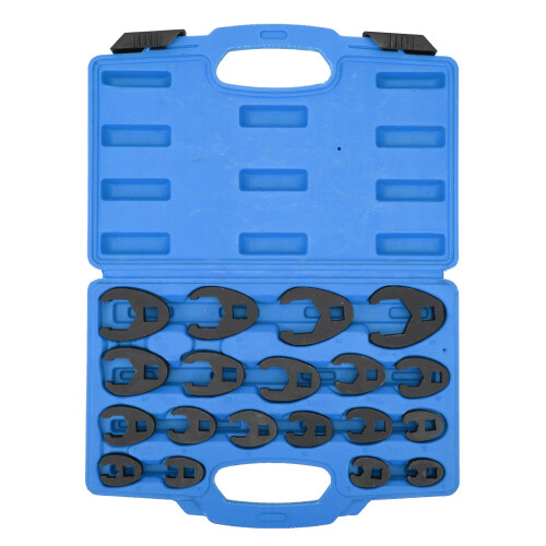 Metric Crow's Foot Spanner Set 19pcs 8-32mm 1