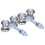 Ράουλα συρόμενων πορτών, Ανοξείδωτο ατσάλι βαρέως τύπου συγκρότημα καροτσιού 5