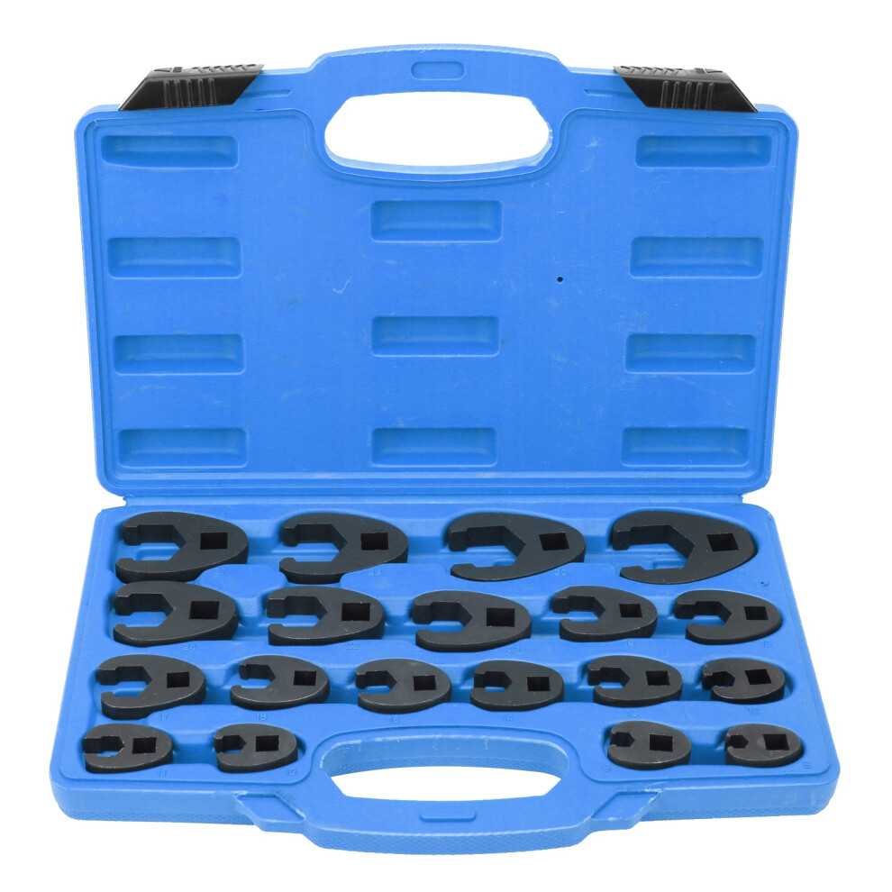 Crow Foot Wrench Set 19Pcs Metric 8-32Mm 7293282114746