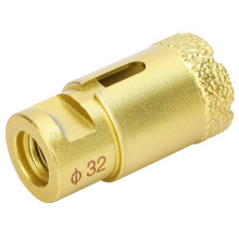 Diamond Hole Saw Brazing Drill Bit 32mm M14 for Concrete & Marble
