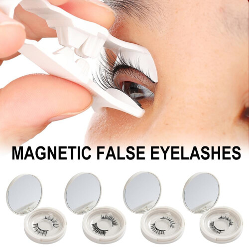 Handmade Soft Magnetic Eyelash Set with Curler 1 Pair 2