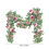 6ft Artificial Eucalyptus Garland with Roses and Peonies 2