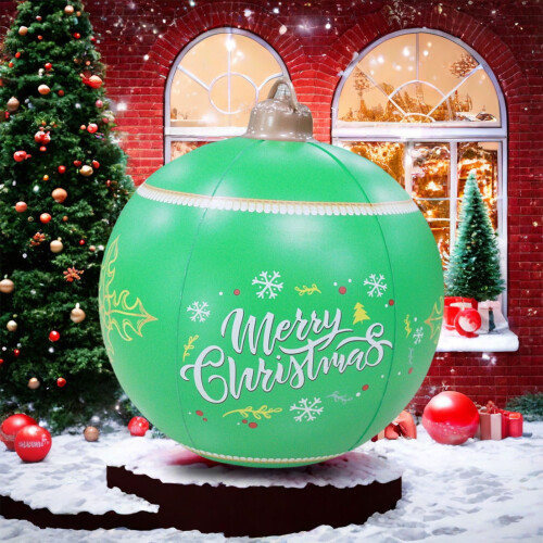 Globos navideños inflables para decoración exterior con bomba de aire 1