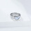 Stainless Steel Heart Shell Ring Silver Size 10 3