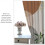 Boho Sun Curtains Brown Green 52x63in 7