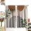 Boho Sun Curtains Brown Green 52x63in 8