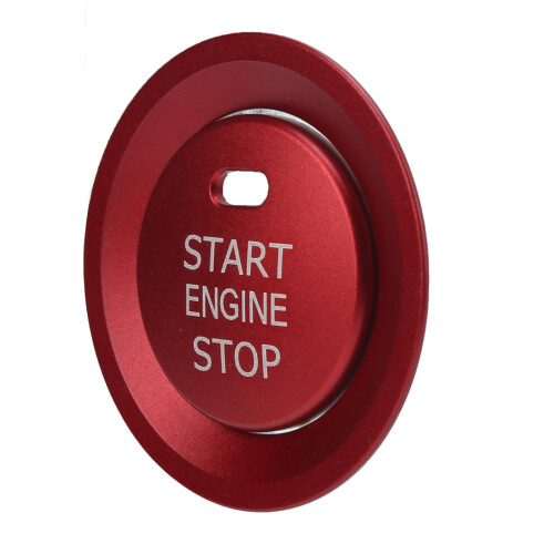 Car Ignition Start Stop Button Cover Ring Red for Hyundai Elantra 2