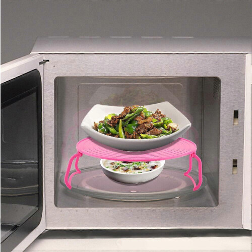 Multifunctional Microwave Steaming Rack: Ensures Even Cooking and Heating 1