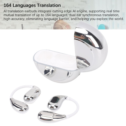 KI-Übersetzungs-Ohrhörer 164 Sprachen | Touch-Control, Bluetooth 5.49 2