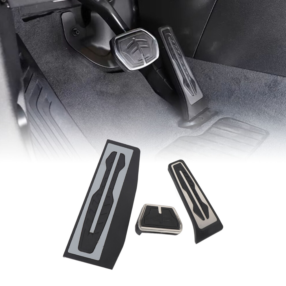Rubber Pedal Cover Set For F20-F40 G20-G21 1 3 Series, Anti-Slip 9421391865701
