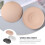 Bra Pads Round Breast Inserts for Women Breathable 2 Pack 7