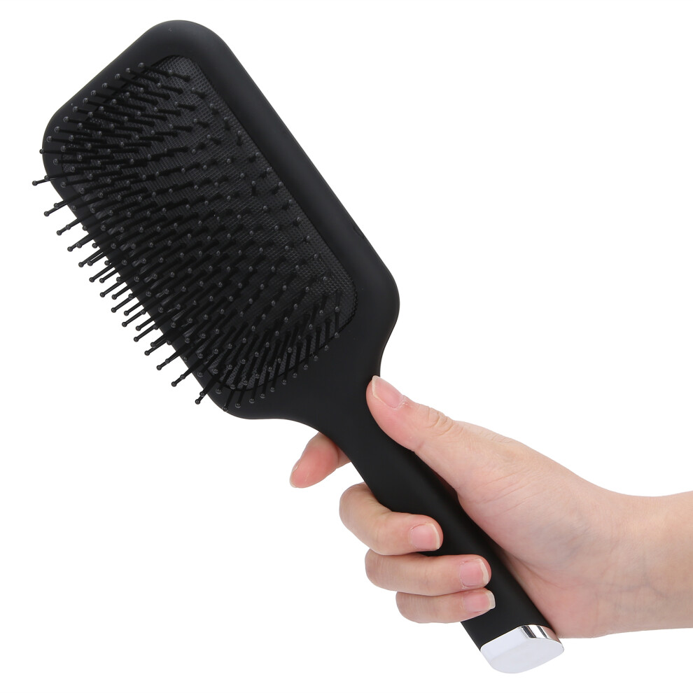 AntiStatic Scalp Massage Comb, ABS & Silicone, 9x26cm, Black