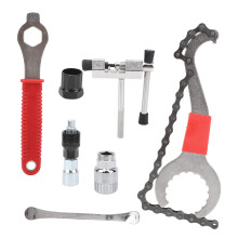 7-Piece Bike Flywheel and Chain Wheel Tool Set - Repair Kit with Tire Lever