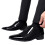 Κλασικά ανδρικά δερμάτινα slip-on παπούτσια εργασίας, PU δέρμα, χαμηλό τακούνι, 2