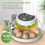 Egg Incubator with Automatic Egg Flipping Function, Temperature and Humidity Digital Control, Supporting 8 Eggs EU Plug 3