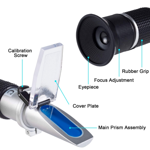 Διαθλασίμετρο Μελιού Μελισσοκόμου Νερό Περιεκτικότητα σε Ζάχαρη Brix 58-92% Νε 1
