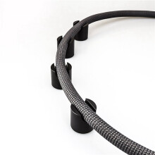2X Soporte de Cable para Audio HiFi, Soporte de Cable, Caballete, Amortiguador de Impactos, Almohadillas para Pies. A