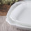 Porcelain Dinnerware Set White 4-Piece Chip Resistant 5