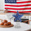 Star Tree Topper Red White Blue Glitter 1 pc 3