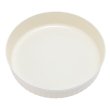 Milk White Turntable Organizer 27x8cm Rotating Spice Tray for Kitchen