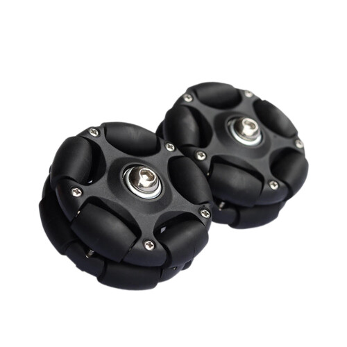 58 mm foldbare, omnidirektionelle hjul til cykelentusiaster, sort 1